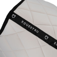 Sela de salto em tecido técnico com logotipo bordado Black Line Edition Equestro Bege Sela de salto em tecido técnico com logotipo bordado Black Line Edition Equestro Bege