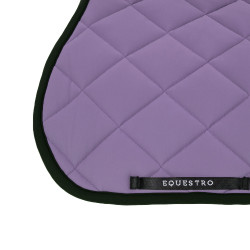 Sela de salto em tecido técnico com logotipo bordado Black Line Edition Equestro Dália violeta