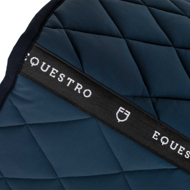 Sela de salto em tecido técnico com logotipo bordado Black Line Edition Equestro Marinho Azul-marinho Sela de salto em tecido técnico com logotipo bordado Black Line Edition Equestro Marinho Azul-marinho