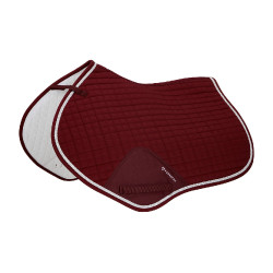 Almofada de sela para salto em algodão modelado Equestro Bordéus Bord&amp;amp;amp;amp;amp;ocirc;