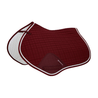 Almofada de sela para salto em algodão modelado Equestro Bordéus Bord&amp;amp;amp;amp;amp;ocirc;
