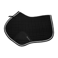 Almofada de sela para salto em algodão modelado Equestro Preto