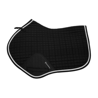 Almofada de sela para salto em algodão modelado Equestro Preto