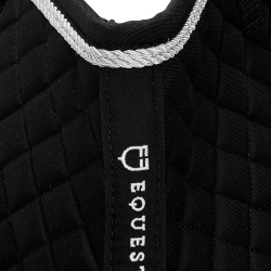 Almofada de sela para salto em algodão modelado Equestro Preto