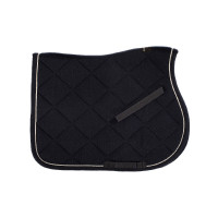 Almofada de sela para salto em algodão com debruns e logotipo Diamond Equestro Bordéus Bord&amp;amp;amp;amp;amp;ocirc;