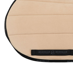 Almofada de sela de salto acolchoada Louvre e bambu JS CW-3DS Acavallo Areia Amarelo Almofada de sela de salto acolchoada Louvre e bambu JS CW-3DS Acavallo Areia Amarelo
