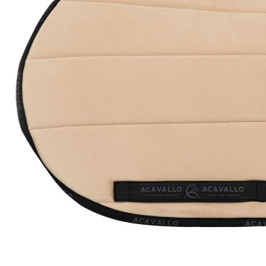 Almofada de sela de salto acolchoada Louvre e bambu JS CW-3DS Acavallo Almofada de sela de salto acolchoada Louvre e bambu JS CW-3DS Acavallo