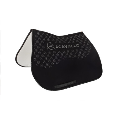 Tapete de salto em lycra com aderência em gel e parte inferior em fibra de bambu Acavallo Tapete de salto em lycra com aderência em gel e parte inferior em fibra de bambu Acavallo
