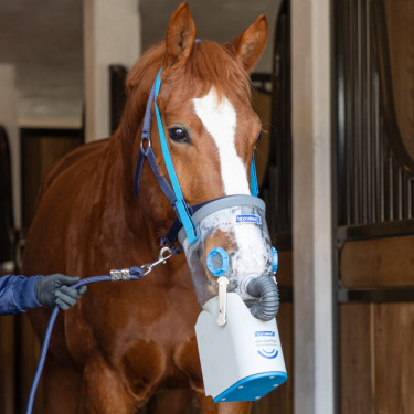 Inalador ultrassônico sem fio para cavalos AirOne Flex Hippomed Inalador ultrassônico sem fio para cavalos AirOne Flex Hippomed