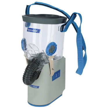 Inalador ultrassônico sem fio para cavalos AirOne Flex Hippomed Inalador ultrassônico sem fio para cavalos AirOne Flex Hippomed