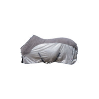 Capa anti-moscas Comfort com forro polar HKM Cinza / natural / azul