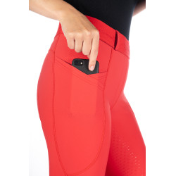 Legging Aruba fundo 1/1 em silicone HKM Vermelho Legging Aruba fundo 1/1 em silicone HKM Vermelho
