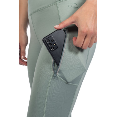 Legging Harbour Island fundo 1/1 em silicone HKM Sálvia Legging Harbour Island fundo 1/1 em silicone HKM Sálvia