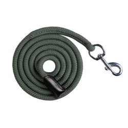 Longe Carlotta com mosquetão HKM Caqui Kaki