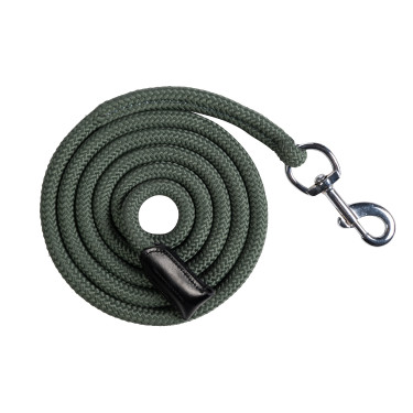 Longe Carlotta com mosquetão HKM Caqui Kaki