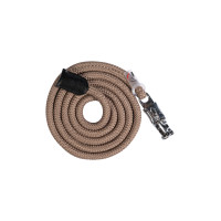 Longe Carlotta com mosquetão anti-pânico HKM  Cinzento-acastanhado Castanho Longe Carlotta com mosquetão anti-pânico HKM  Cinzento-acastanhado Castanho