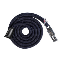 Longe Carlotta com mosquetão anti-pânico HKM Cinzento-acastanhado Castanho Longe Carlotta com mosquetão anti-pânico HKM Cinzento-acastanhado Castanho