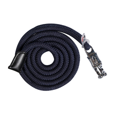 Longe Carlotta com mosquetão anti-pânico HKM Azul escuro