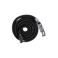 Longe Carlotta com mosquetão anti-pânico HKM  Cinzento-acastanhado Castanho