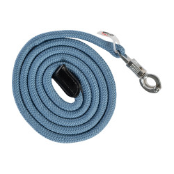 Longe Carlotta com mosquetão anti-pânico HKM Azul cinzento