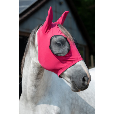 Máscara anti-moscas Elastic HKM Magenta Rosa Máscara anti-moscas Elastic HKM Magenta Rosa