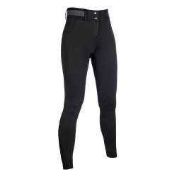 Calça feminina Hailey fundo 1/1 em silicone HKM Preto Calça feminina Hailey fundo 1/1 em silicone HKM Preto