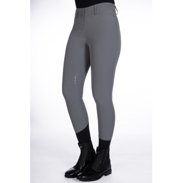 Calças femininas Tampa com joelheiras de silicone HKM Calças femininas Tampa com joelheiras de silicone HKM