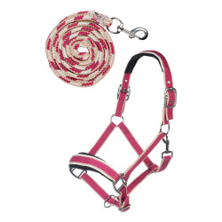 Conjunto de cabresto com mosquetão Kopenhagen HKM Conjunto de cabresto com mosquetão Kopenhagen HKM