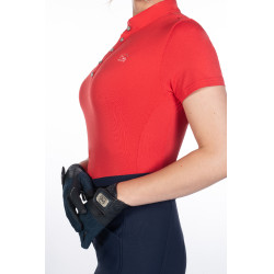 Camiseta funcional feminina Aruba de mangas curtas HKM Vermelho Camiseta funcional feminina Aruba de mangas curtas HKM Vermelho