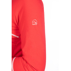 Camiseta funcional feminina Aruba de mangas compridas HKM Vermelho Camiseta funcional feminina Aruba de mangas compridas HKM Vermelho