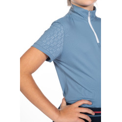 Camiseta funcional infantil Aymee HKM Azul cinzento