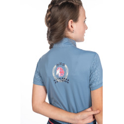 Camiseta funcional infantil Aymee HKM Azul cinzento