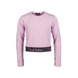 Camiseta funcional infantil Hailey HKM Lilás claro Rosa Camiseta funcional infantil Hailey HKM Lilás claro Rosa