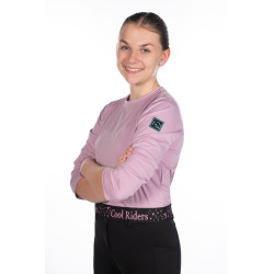 Camiseta funcional infantil Hailey HKM Lilás claro Rosa Camiseta funcional infantil Hailey HKM Lilás claro Rosa