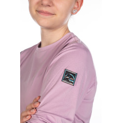 Camiseta funcional infantil Hailey HKM Lilás claro Rosa Camiseta funcional infantil Hailey HKM Lilás claro Rosa