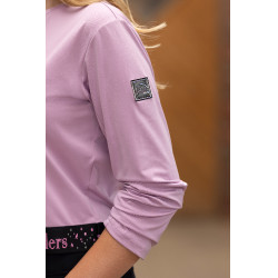 Camiseta funcional infantil Hailey HKM Lilás claro Rosa Camiseta funcional infantil Hailey HKM Lilás claro Rosa