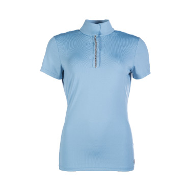 Camiseta funcional feminina Nashville HKM Azul claro