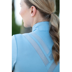 Camiseta funcional feminina Nashville HKM Azul claro