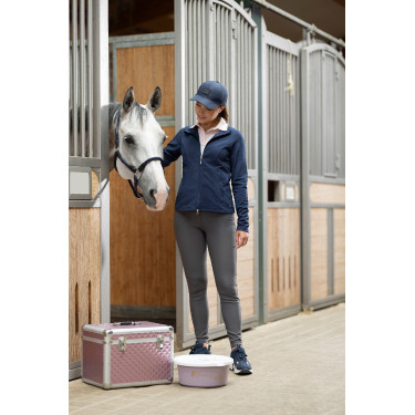 Moletom feminino Alina HKM Azul escuro