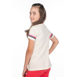 Camiseta infantil Aymee HKM Branco cru Camiseta infantil Aymee HKM Branco cru