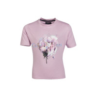 Camiseta infantil Hailey HKM Lilás claro Rosa Camiseta infantil Hailey HKM Lilás claro Rosa