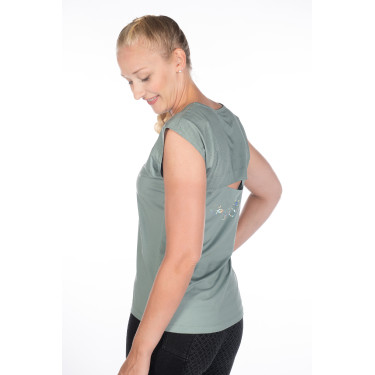 Camiseta feminina Harbour Island HKM Sálvia Violeta Camiseta feminina Harbour Island HKM Sálvia Violeta