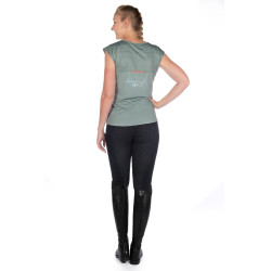 Camiseta feminina Harbour Island HKM Sálvia Violeta Camiseta feminina Harbour Island HKM Sálvia Violeta