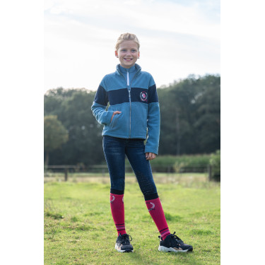 Casaco de lã polar infantil Aymee HKM Azul cinzento