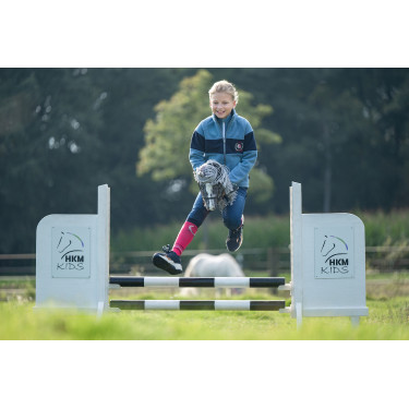 Casaco de lã polar infantil Aymee HKM Azul cinzento