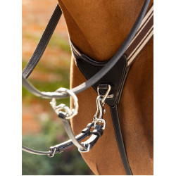 Peitoral elástico Arika LeMieux Castanho / prateado Peitoral elástico Arika LeMieux Castanho / prateado