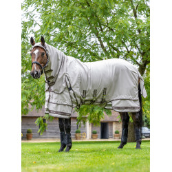 Cobertura anti-moscas LeMieux Kudos Sweet Itch Pedra Cinzento Cobertura anti-moscas LeMieux Kudos Sweet Itch Pedra Cinzento