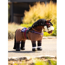 Conjunto de arreios de corrida LeMieux para brinquedo Mini Pônei Conjunto de arreios de corrida LeMieux para brinquedo Mini Pônei