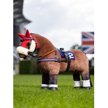 Tapete e máscara de lycra LeMieux para brinquedo Mini Pônei Tapete e máscara de lycra LeMieux para brinquedo Mini Pônei
