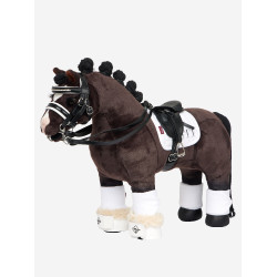 Almofada de sela Square Dressage para brinquedo Mini Pônei LeMieux Branco Almofada de sela Square Dressage para brinquedo Mini Pônei LeMieux Branco